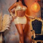 Canela, mit dicken Lippen, bläst himmlisch. Bild